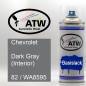 Preview: Chevrolet, Dark Gray (Interior), 82 / WA8595: 400ml Sprühdose, von ATW Autoteile West.
